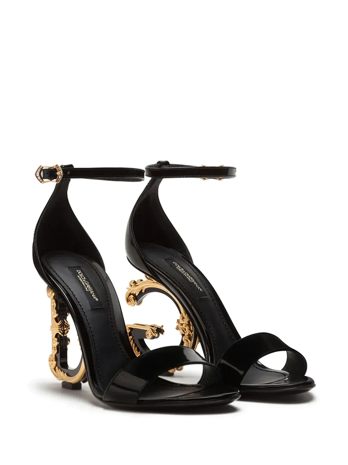 Dolce & Gabbana バロック DG レザーサンダル - 画像2