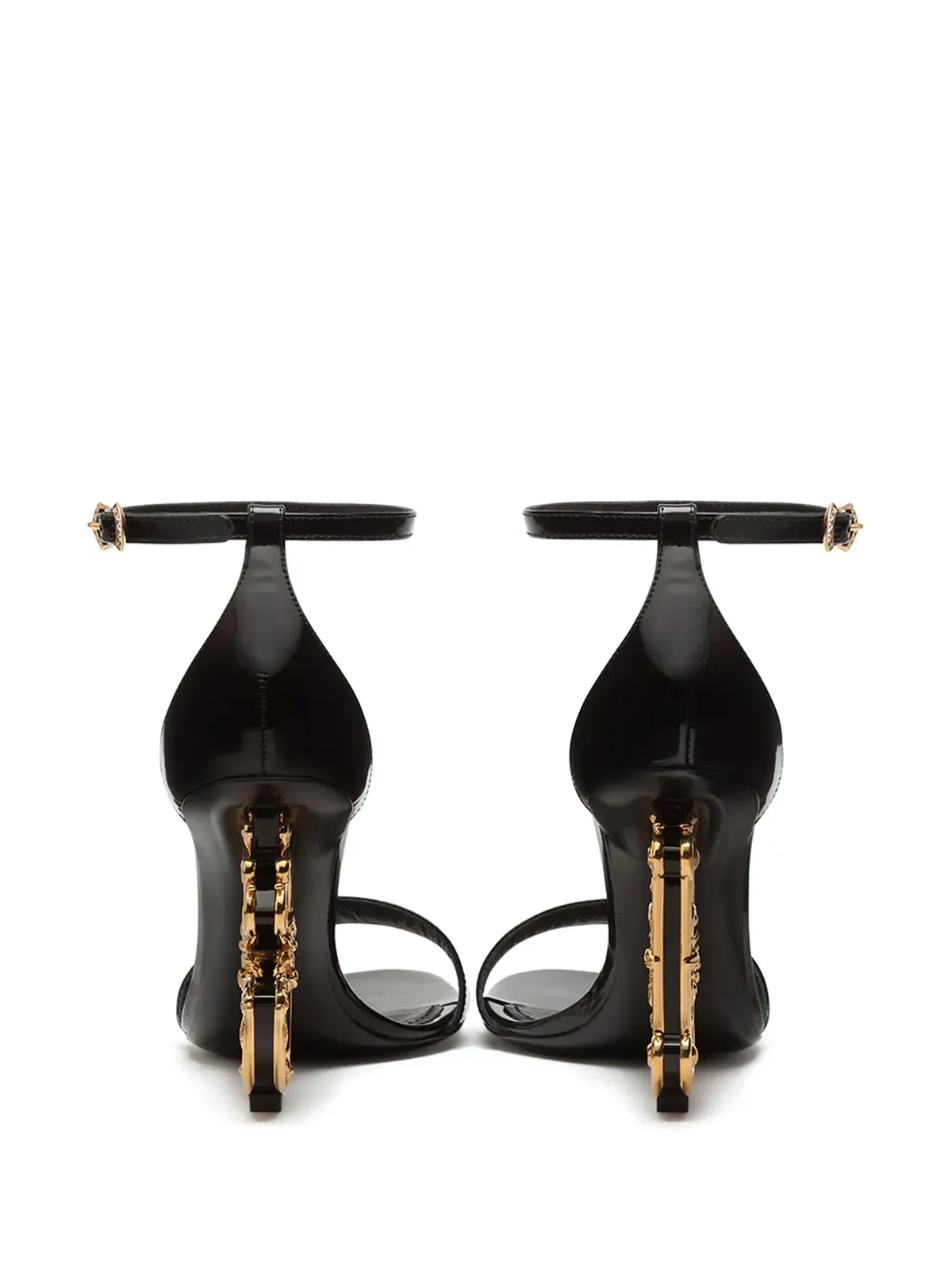 Dolce & Gabbana バロック DG レザーサンダル - 画像3
