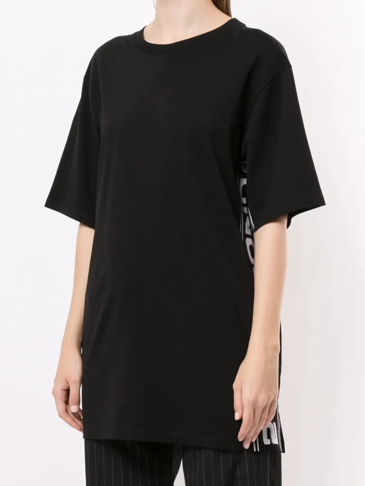 Stella McCartney ロゴストライプ オーバーサイズ Tシャツ - 画像3