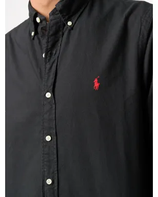 Polo Ralph Lauren 無地の長袖シャツ - ブラック - サムネイル5