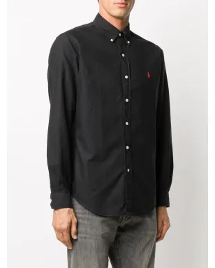 Polo Ralph Lauren 無地の長袖シャツ - ブラック - サムネイル3