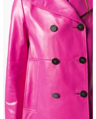 Valentino Garavani ダブルブレスト レザージャケット - サムネイル5