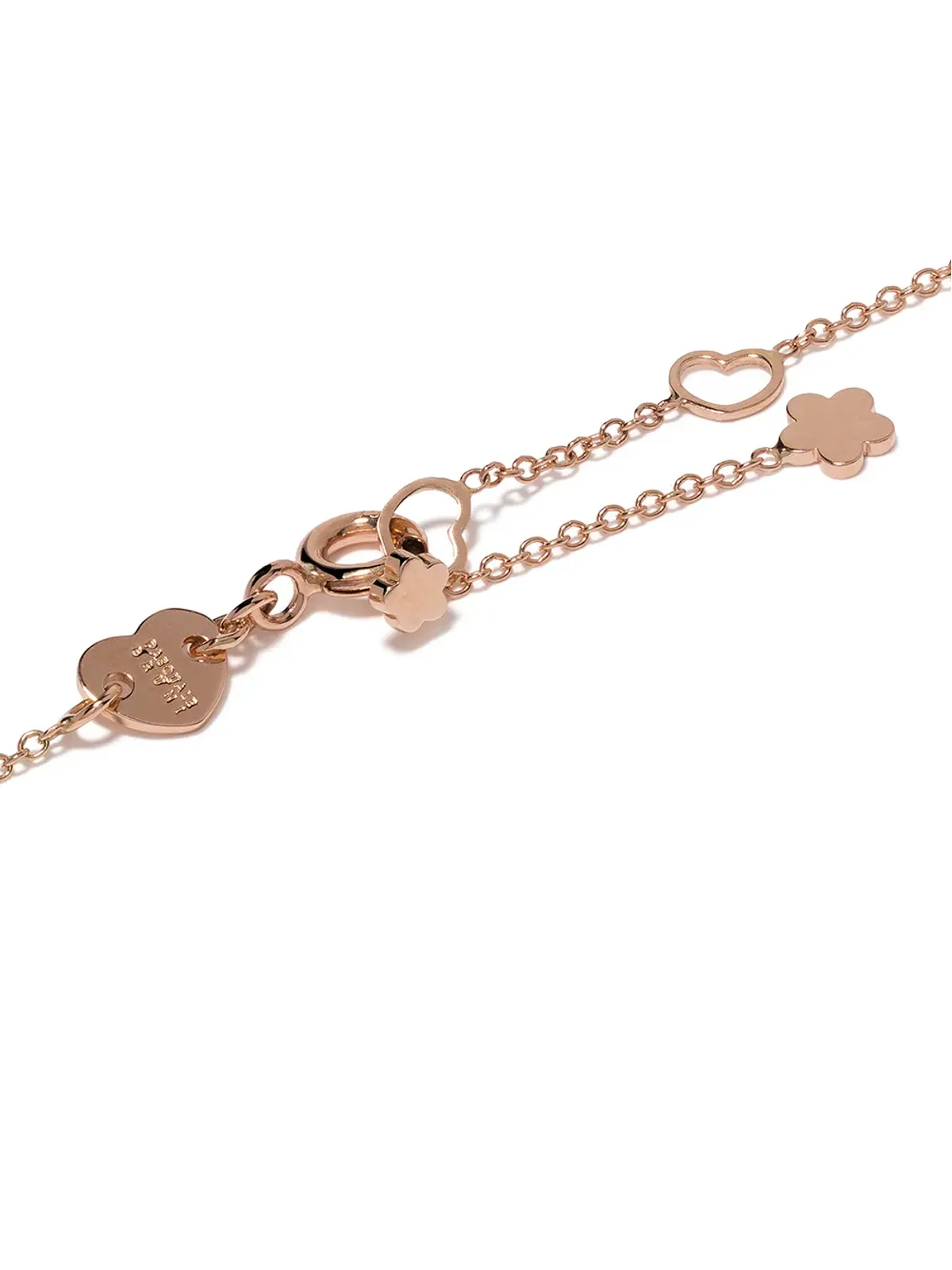Pasquale Bruni 18kt rose gold Petit Joli white agate, lapis lazuli doublet and diamond pendant necklace - Pink - 画像4