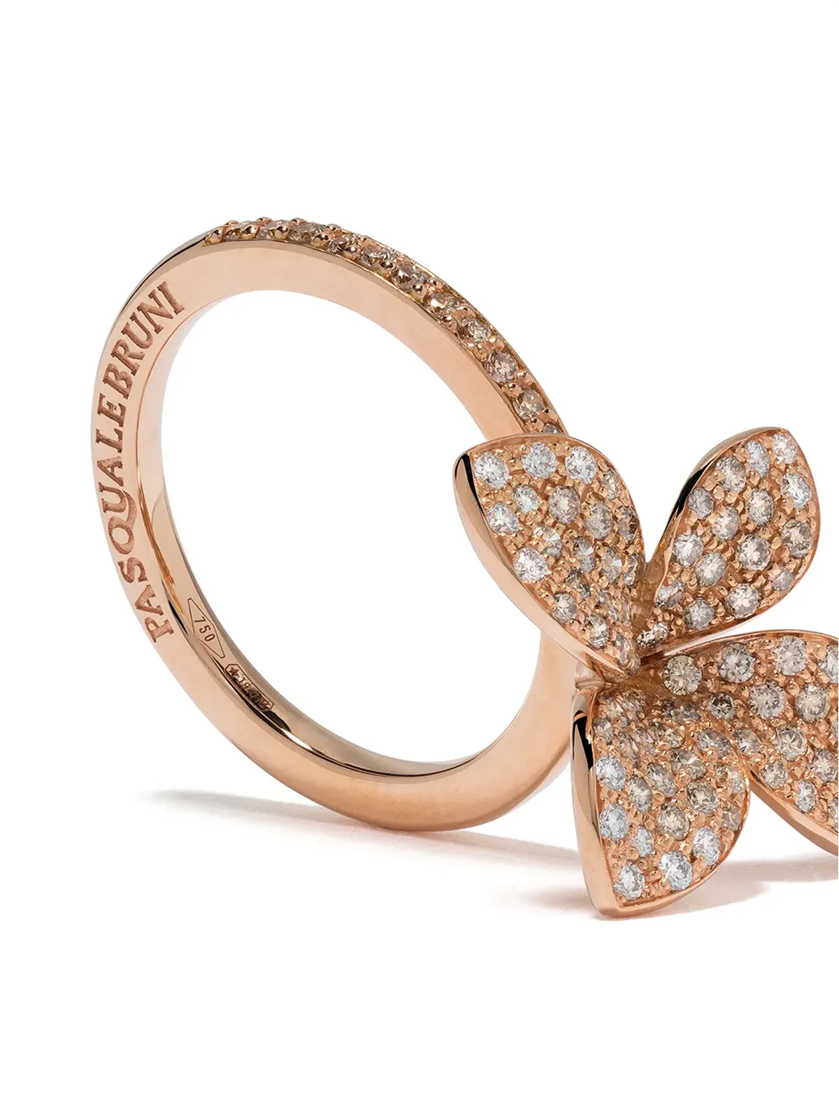 Pasquale Bruni 18K ローズゴールド Petit Garden ダイヤモンドリング - ピンク - 画像3