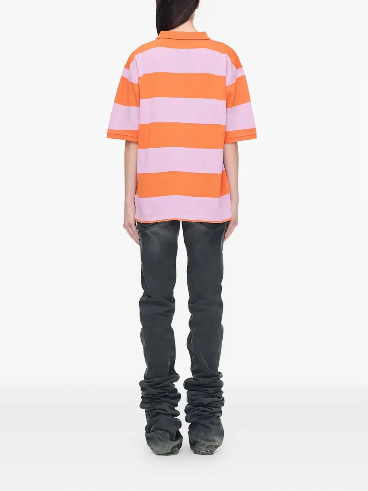 Marc Jacobs ティニー テディー ストライプ ポロトップ オレンジ - 画像3
