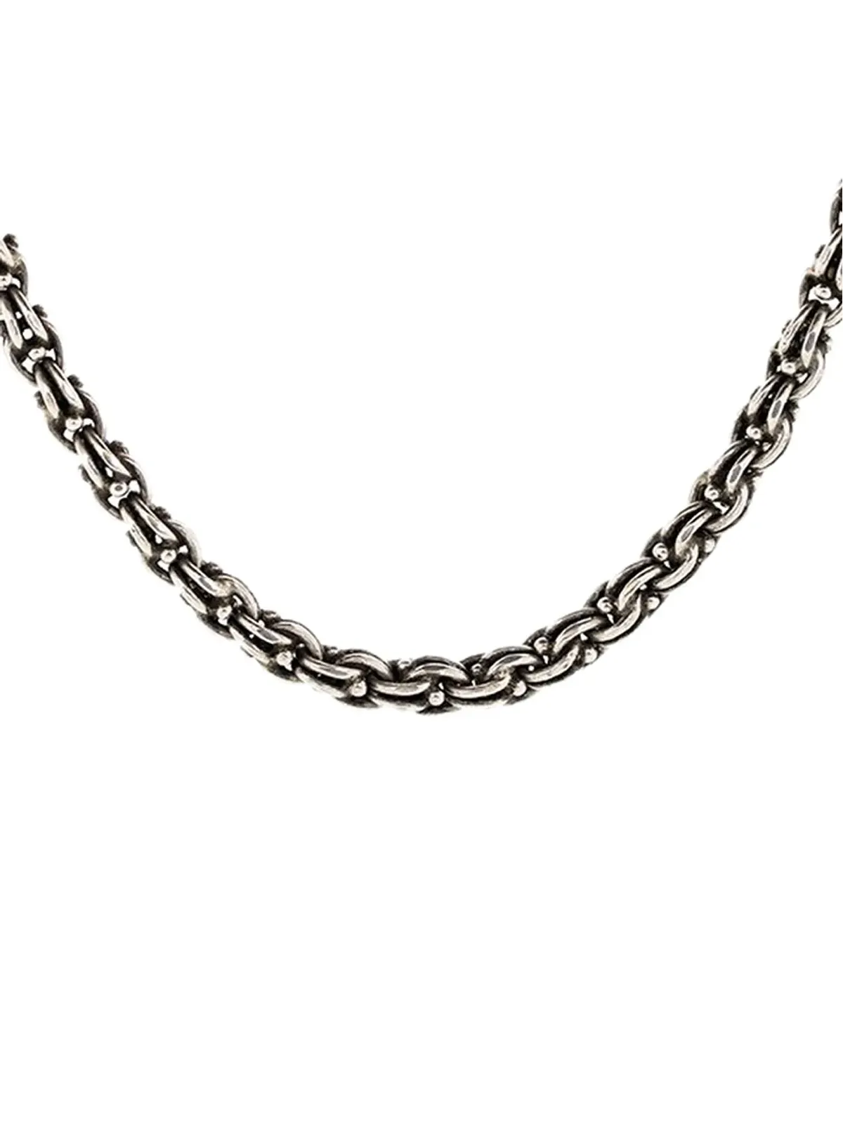 John Varvatos ケーブルリンクチェーンネックレス - 画像2