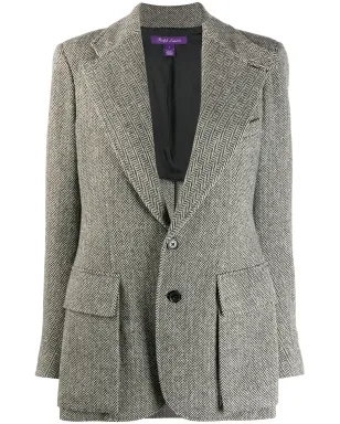 Ralph Lauren Collection ヘリンボーンフィットブレザー - サムネイル1
