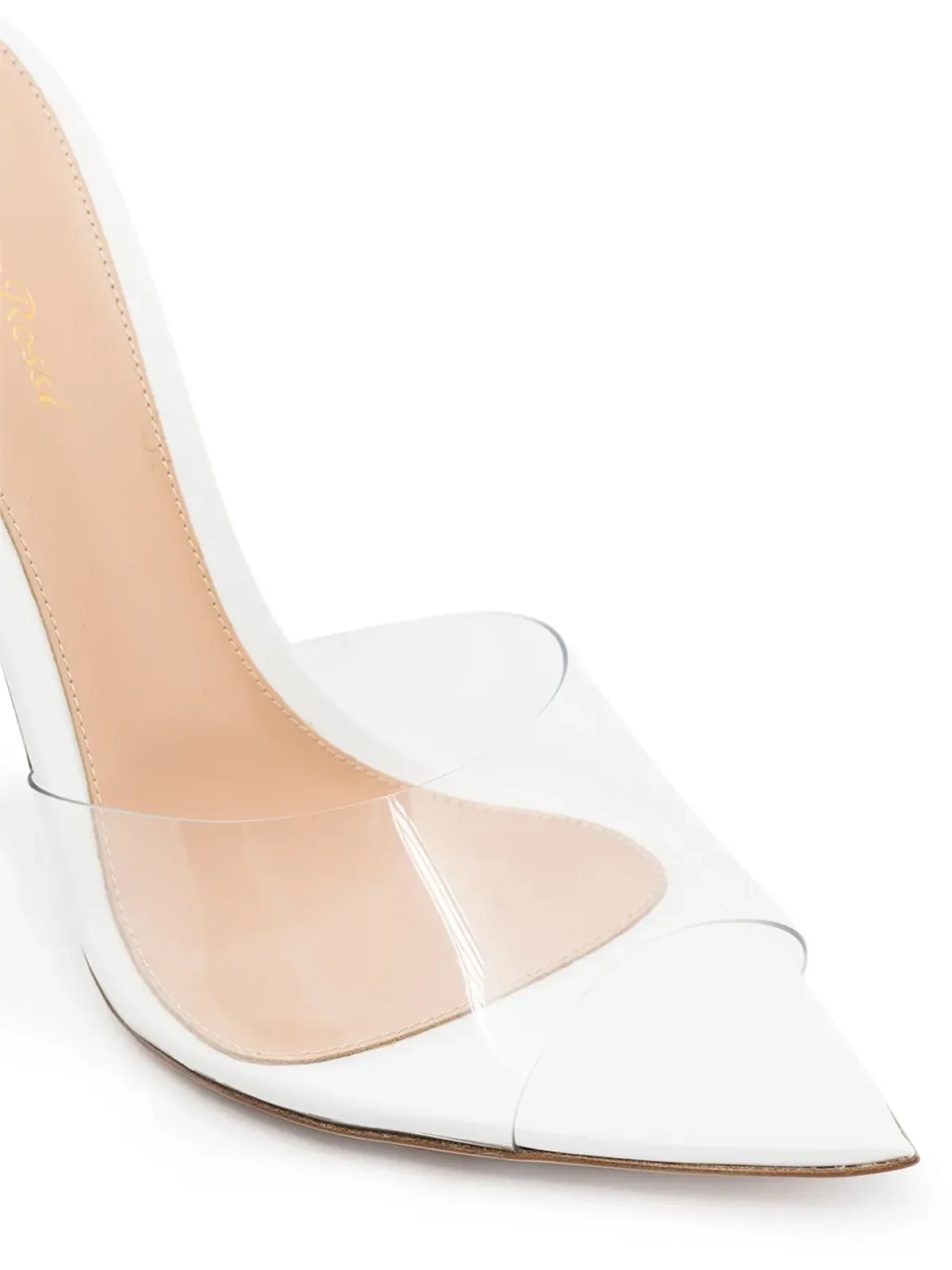 Gianvito Rossi Elleスリップオンサンダル - White - 画像2