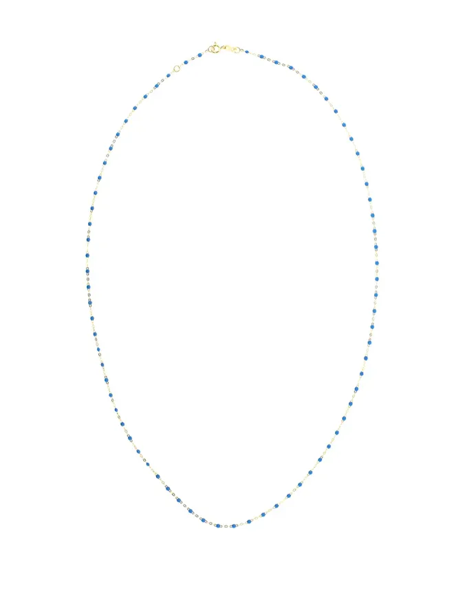 Gigi Clozeau Gigi Clozeau 18kt イエローゴールド クラシック Gigi ブルービーズ ネックレスの商品画像