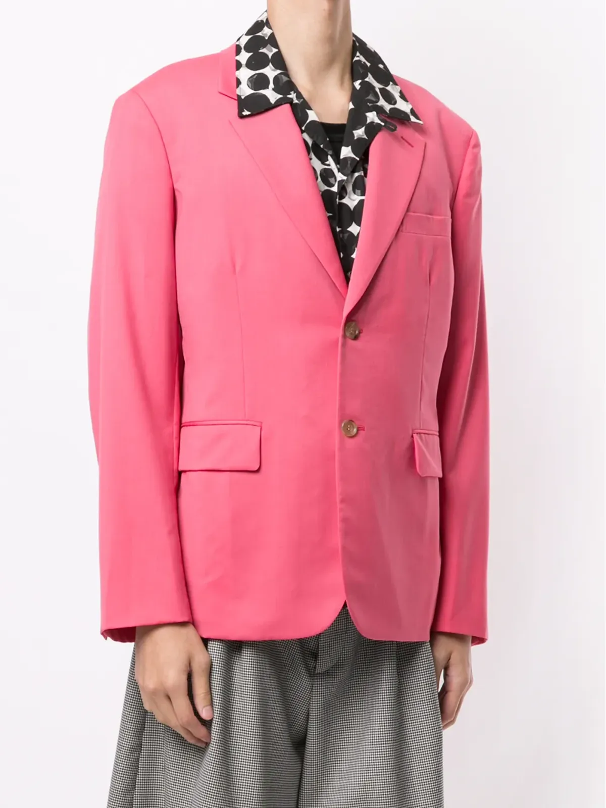 Comme des Garçons Homme Plus シングルブレスト フィット ブレザー - 画像3