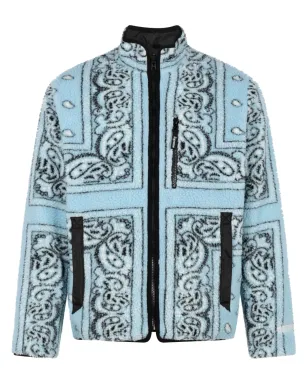 Supreme バンダナ柄リバーシブルフリースジャケット ブルー - サムネイル1
