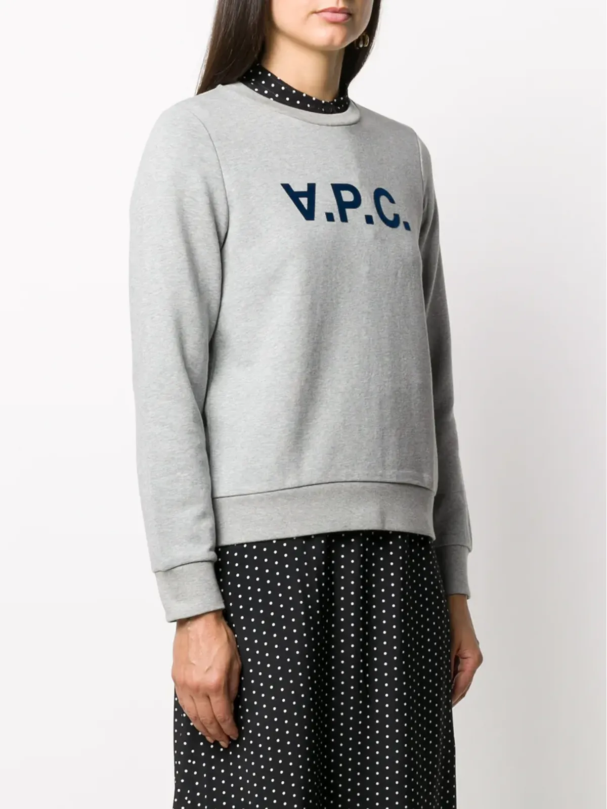 A.P.C. ロゴプリントスウェットシャツ - 画像3