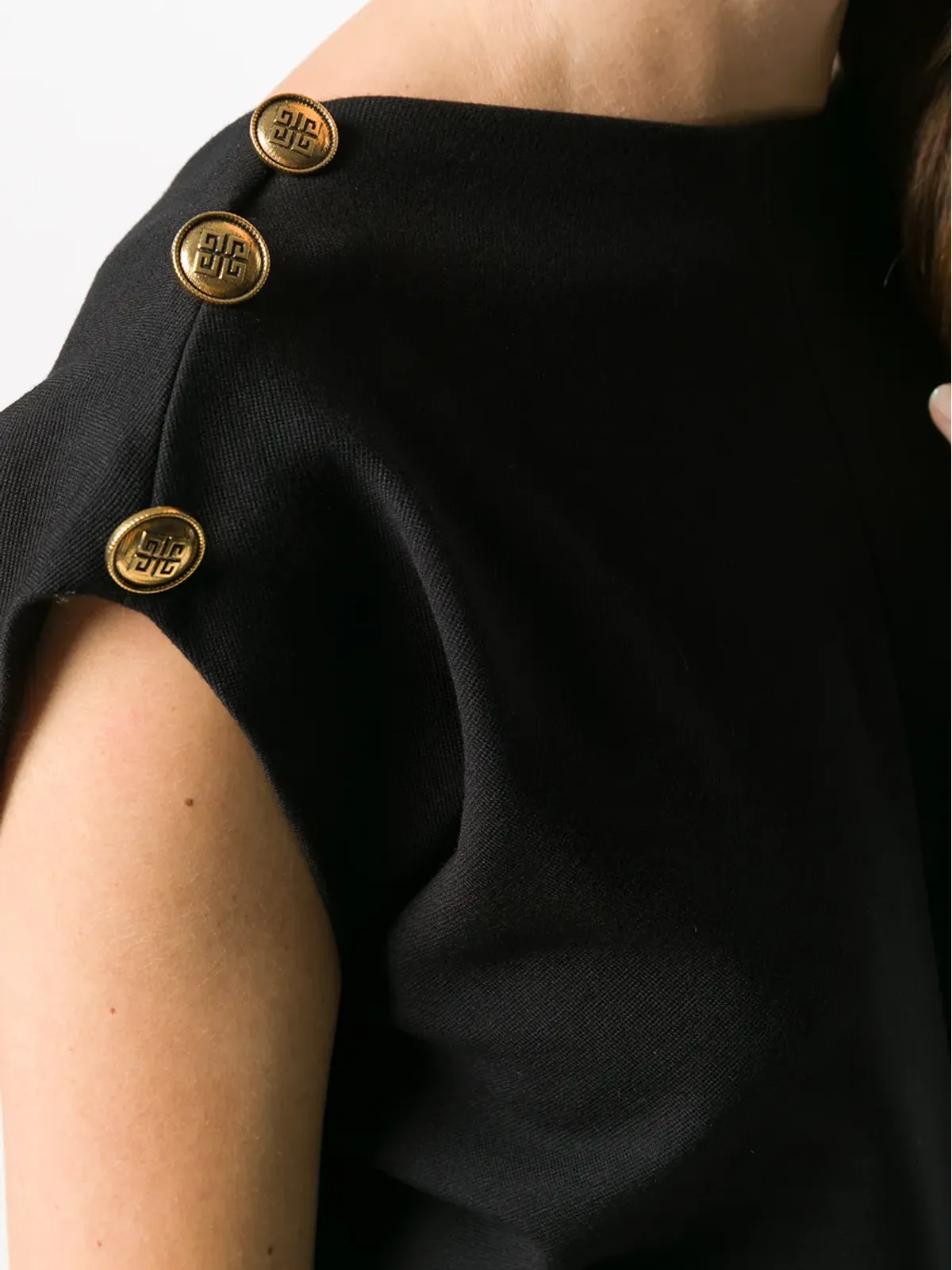 Givenchy リブ編みの片袖ドレス - 画像5