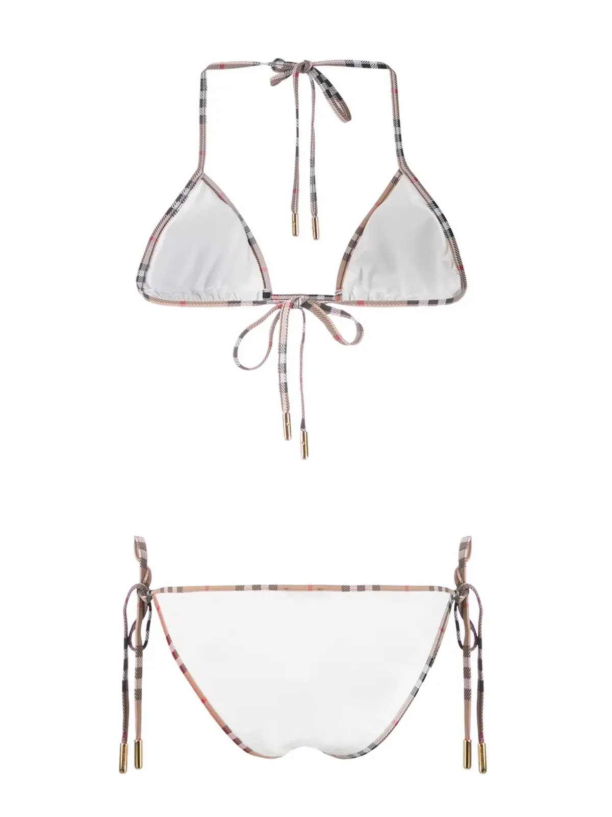 Burberry ヴィンテージチェックトリム ビキニ - 画像2