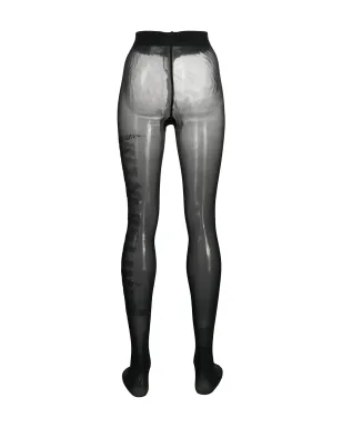 Philipp Plein 宝石装飾タイツ（ブラック） - サムネイル3