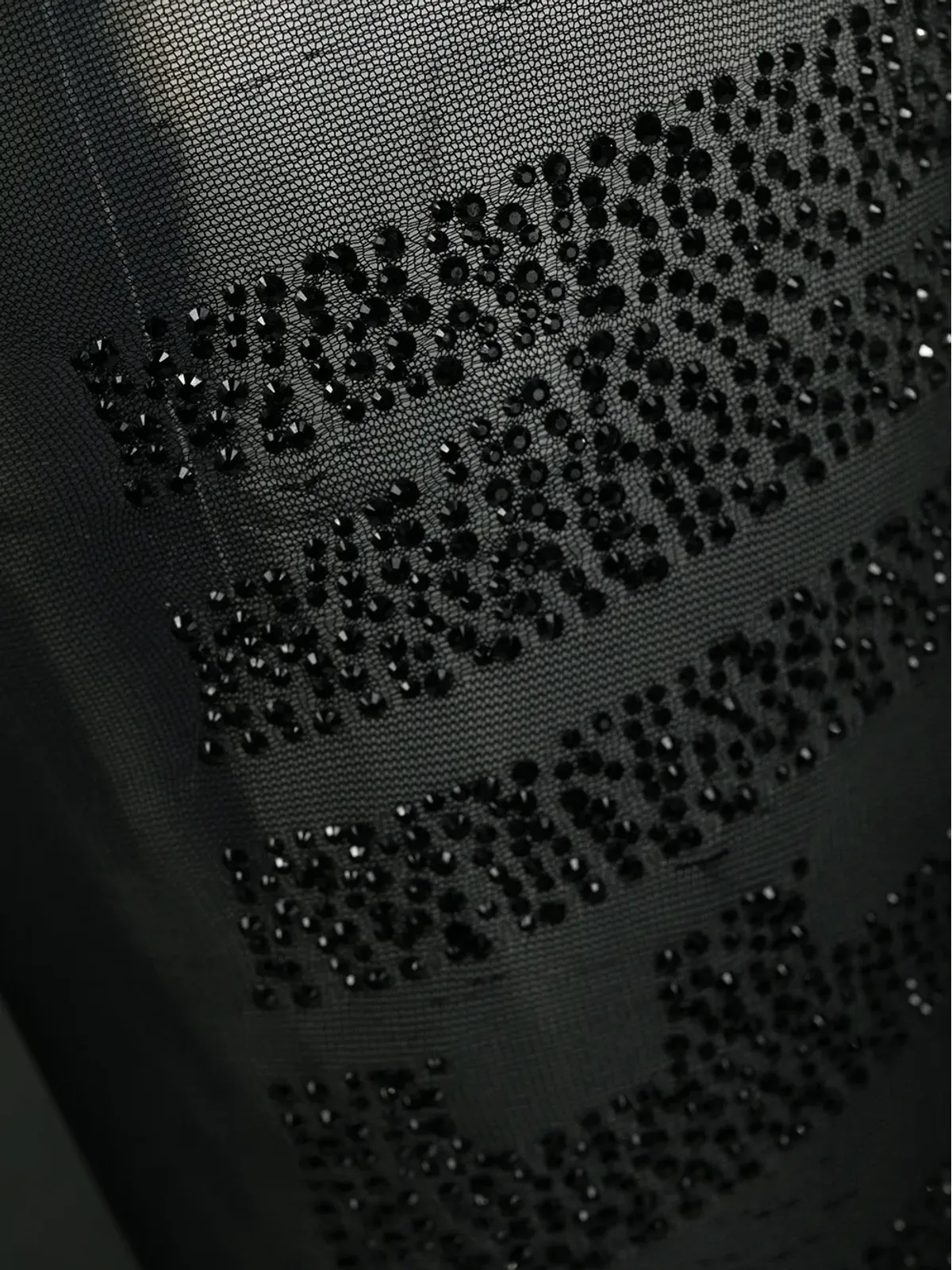 Philipp Plein 宝石装飾タイツ（ブラック） - 画像4
