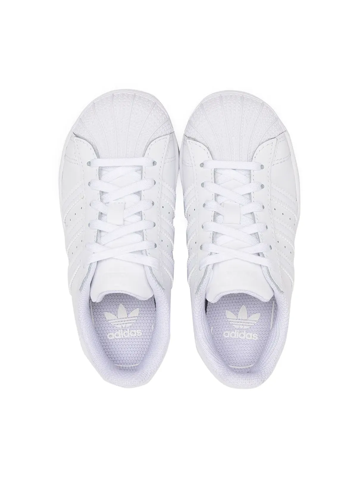 adidas Kids スーパースター ローカットスニーカー ホワイト - 画像3