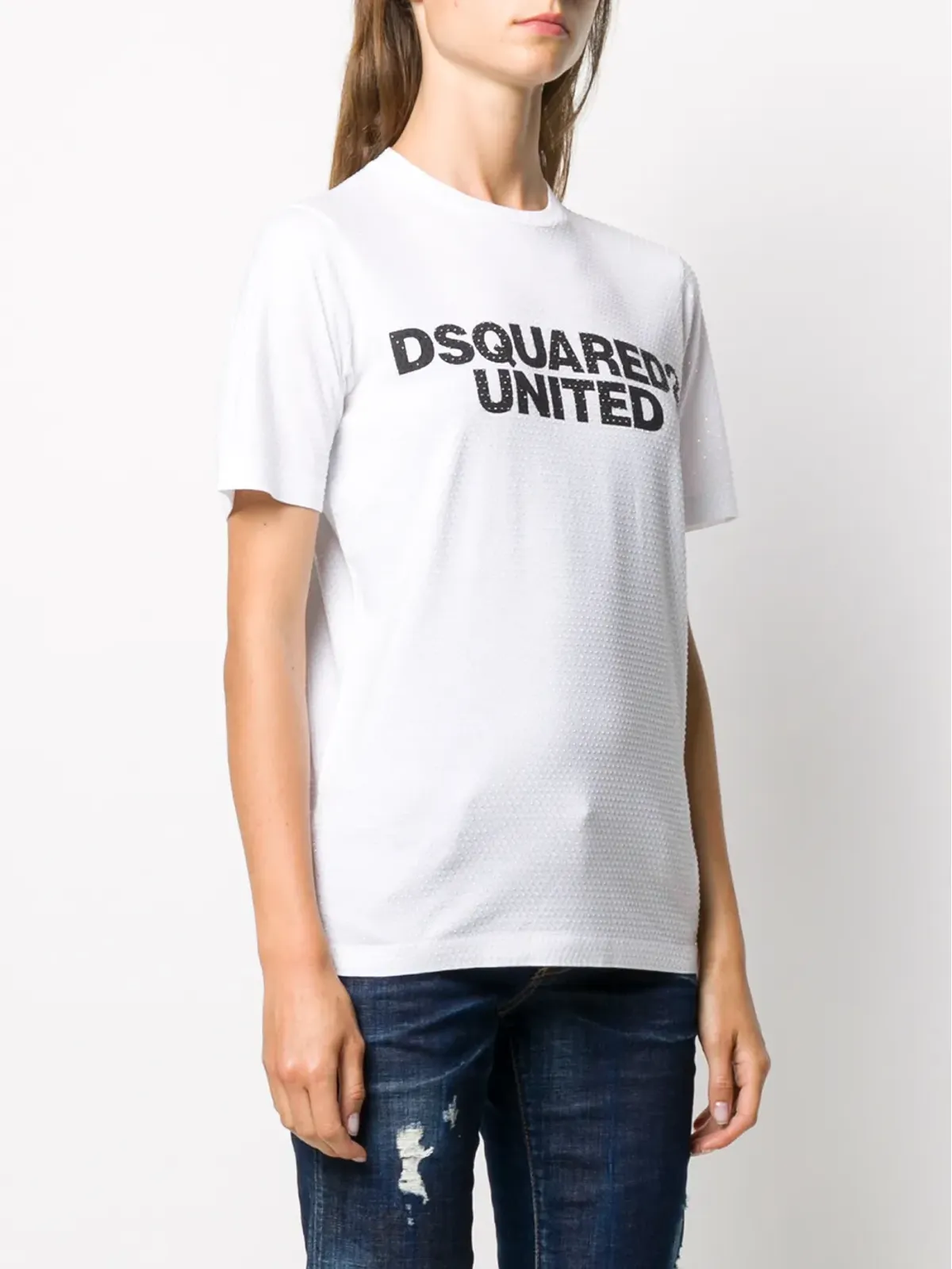 DSQUARED2 ロゴプリント コットン Tシャツ - 画像3