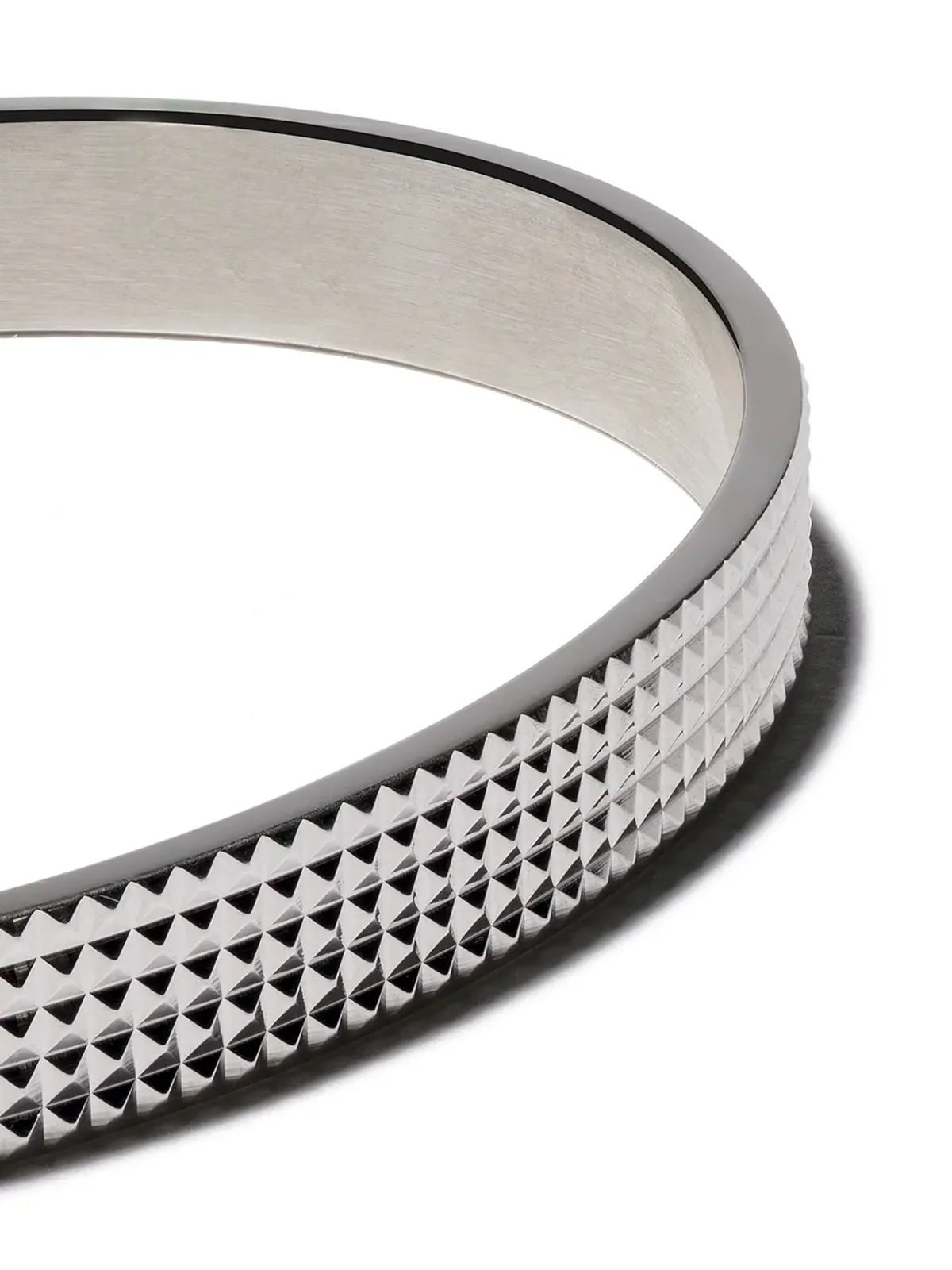 Le Gramme 23 grammes guilloche pyramid ブレスレット（シルバー） - 画像4