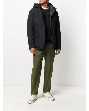 A.P.C. ロゴプリント クルーネック スウェットシャツ ブラック - サムネイル2