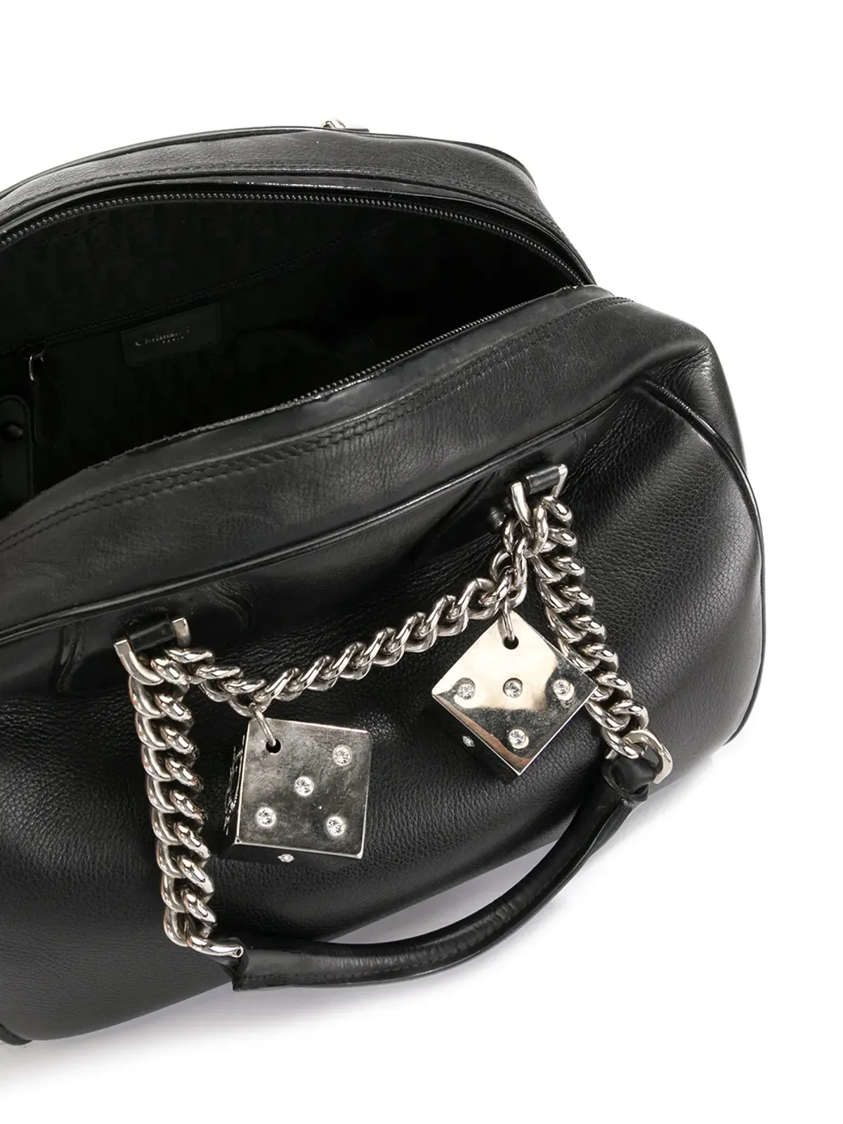 Christian Dior Pre-Owned ギャンブラー ダイス トートバッグ ブラック - 画像5