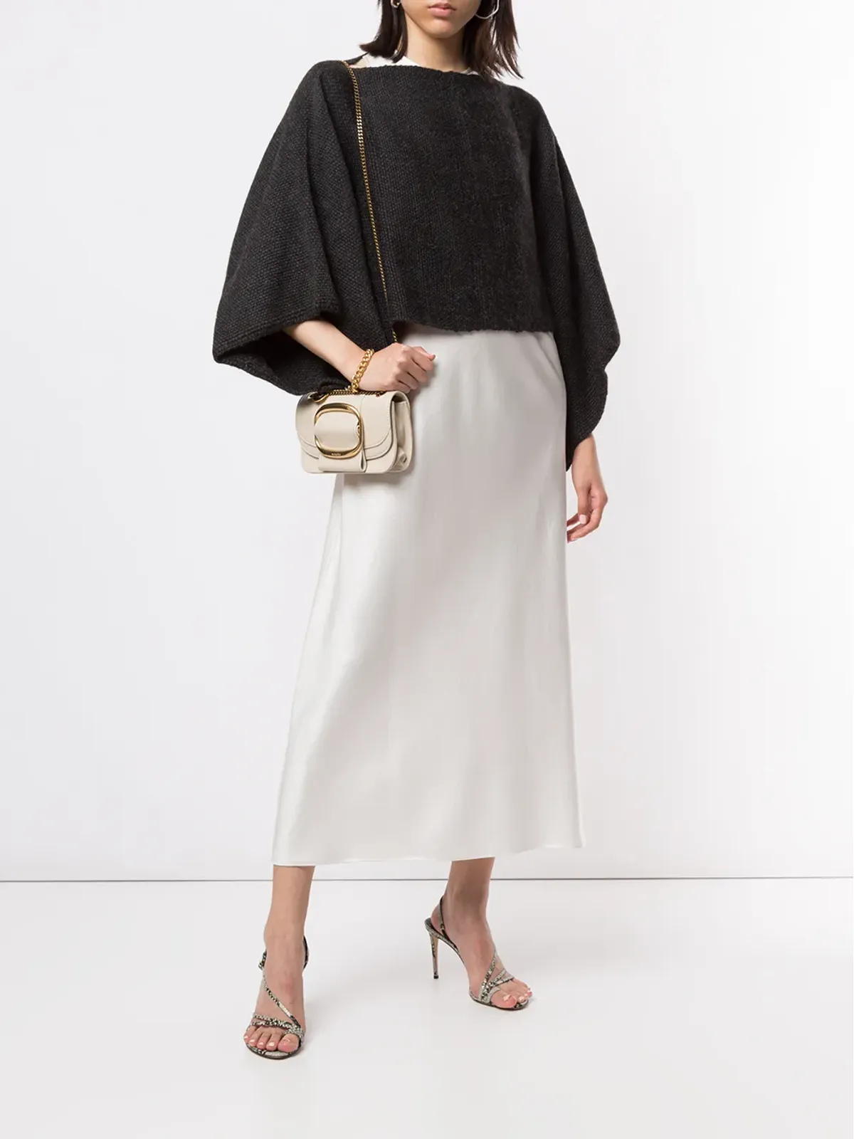 VOZ Lineas cropped jumper - Black - 画像2