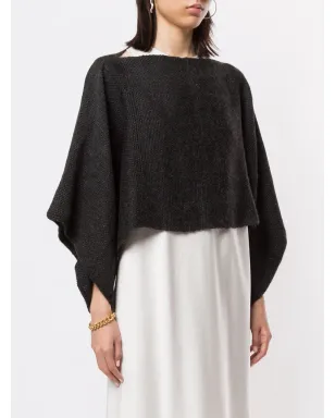 VOZ Lineas cropped jumper - Black - サムネイル3