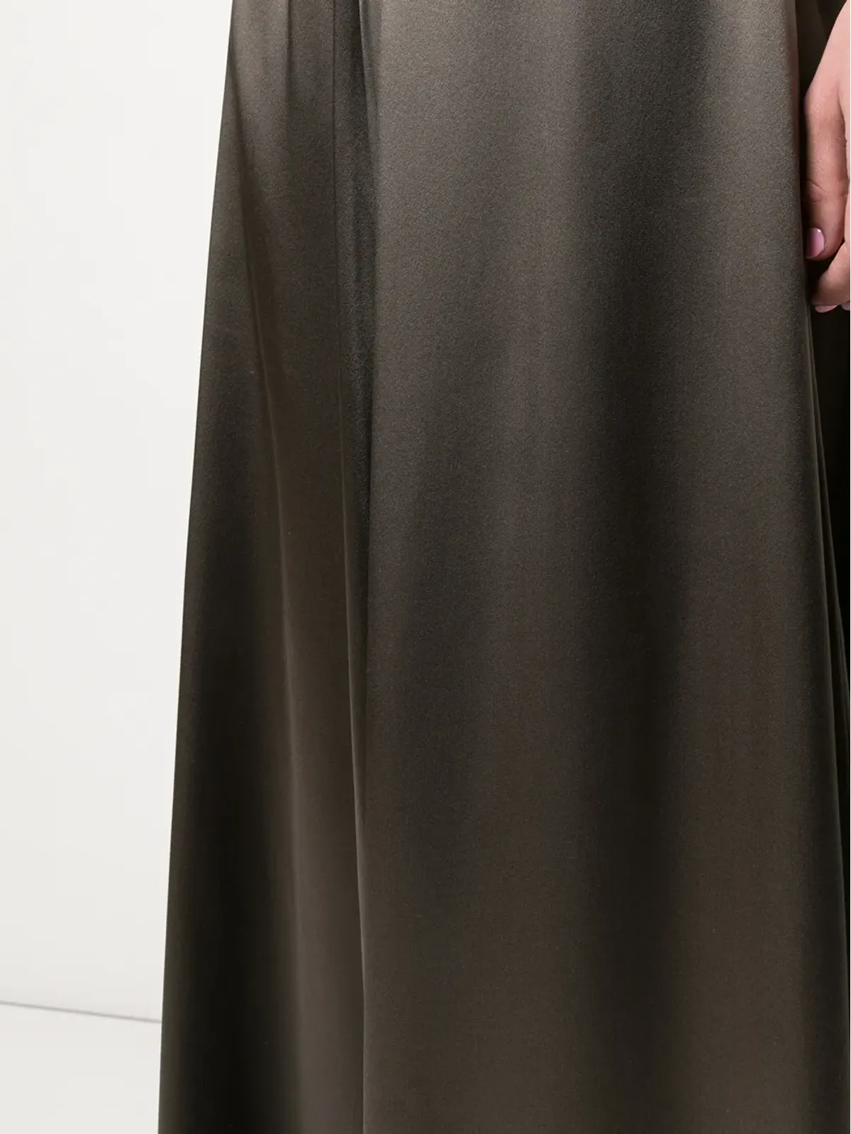 VOZ Charmeuse palazzo trousers - Brown - 画像5