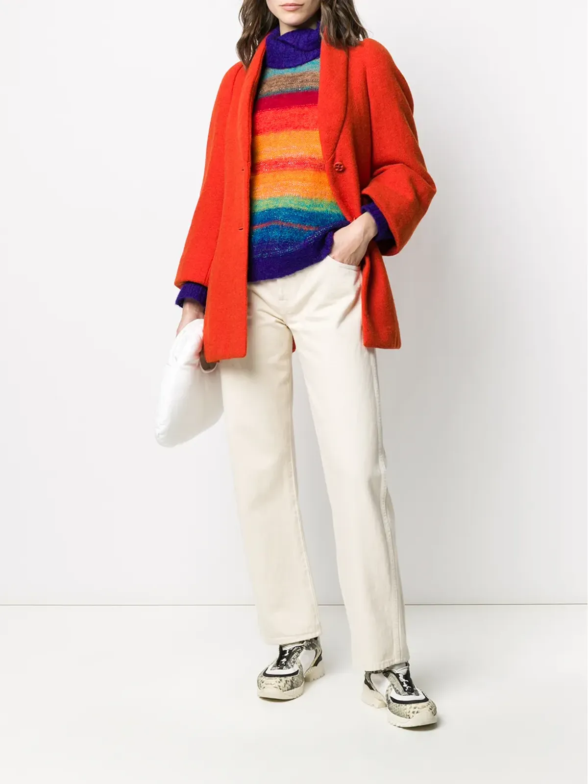Issey Miyake Pre-Owned リラックスフィットコート - 画像2