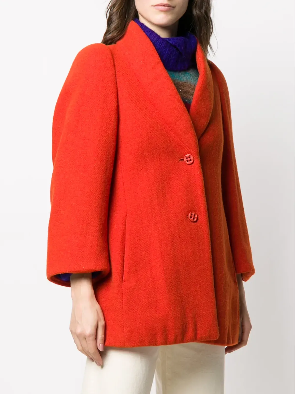 Issey Miyake Pre-Owned リラックスフィットコート - 画像3