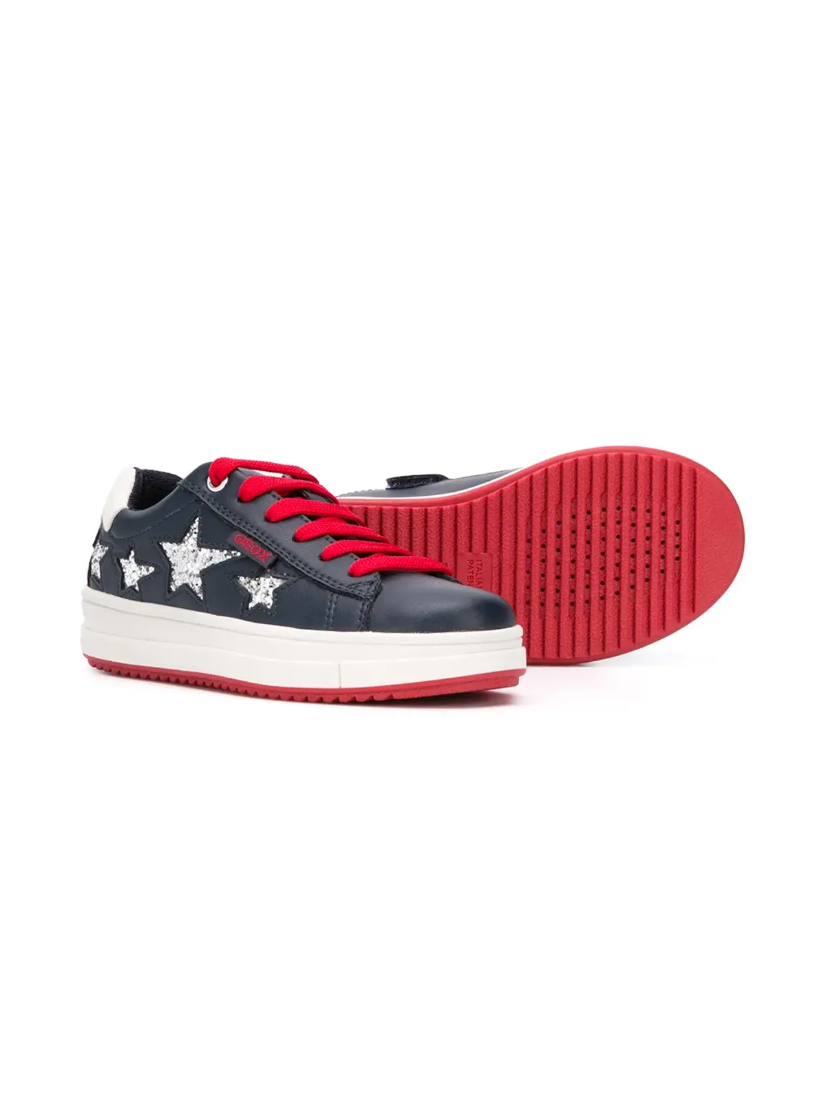 Geox Kids ローカットスニーカー ブルー - 画像2