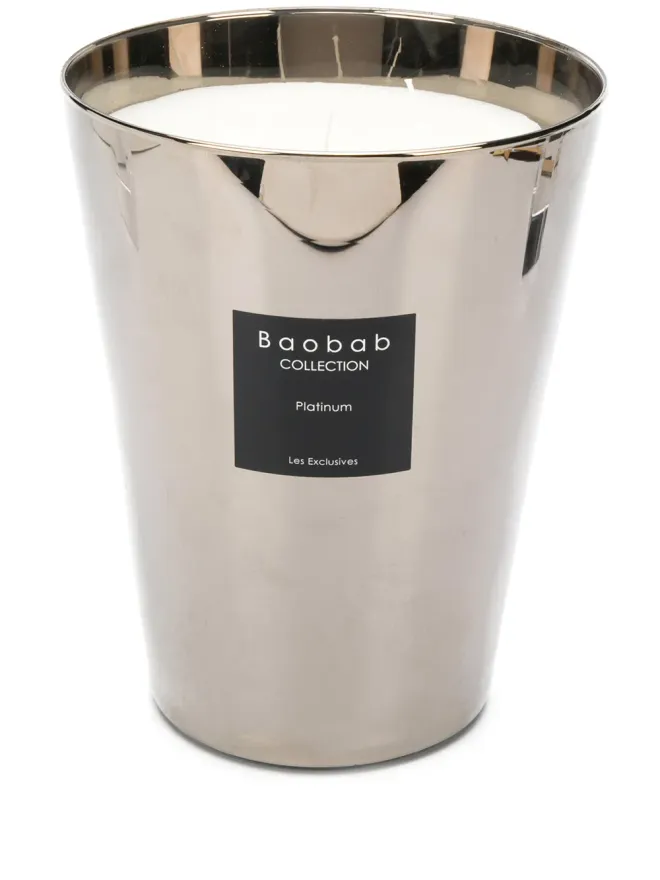 Baobab Collection Baobab Collection プラチナ24 香り付きキャンドル - シルバーの商品画像