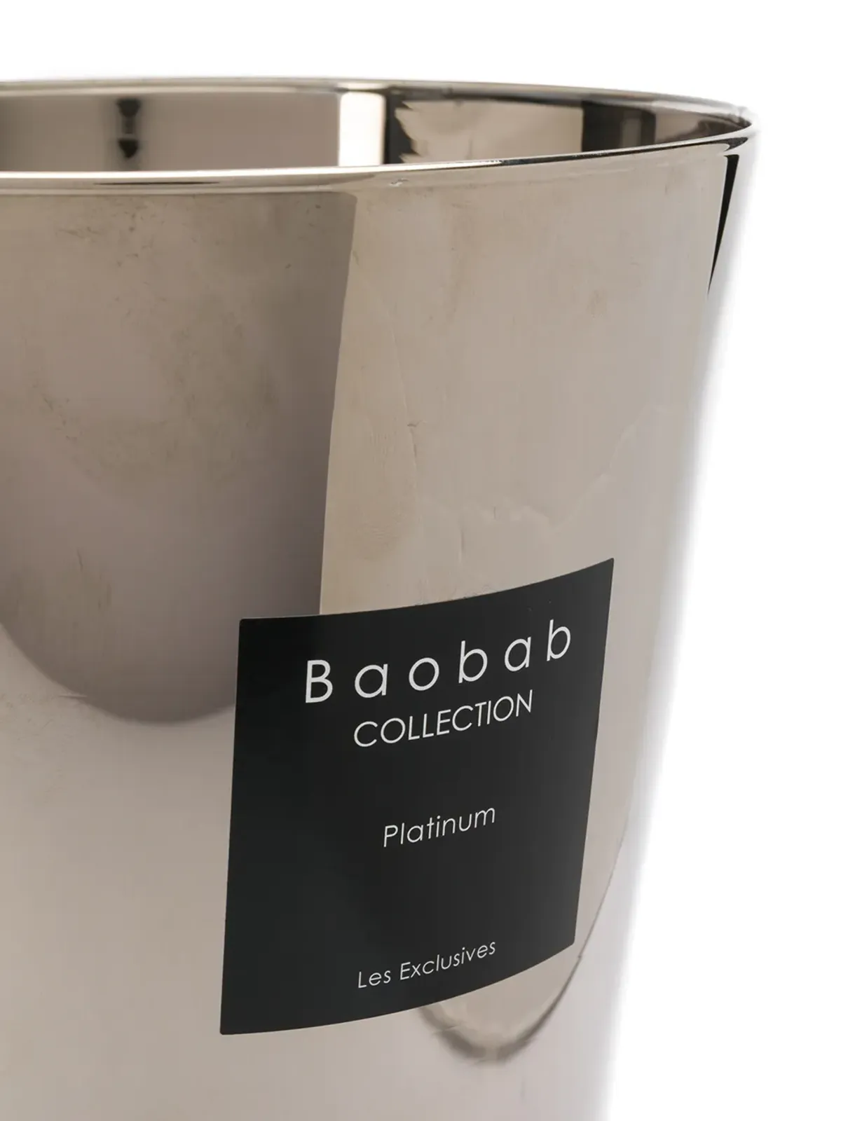Baobab Collection プラチナ24 香り付きキャンドル - シルバー - 画像4