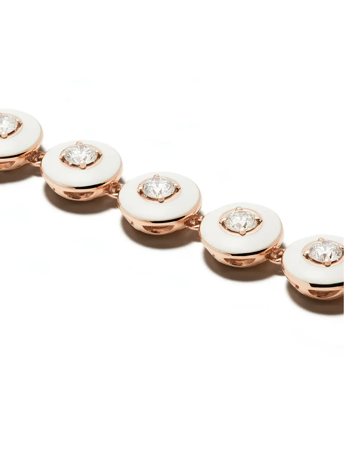 Selim Mouzannar ミナ ブレスレット 18K ローズゴールド ダイヤモンド - 画像3
