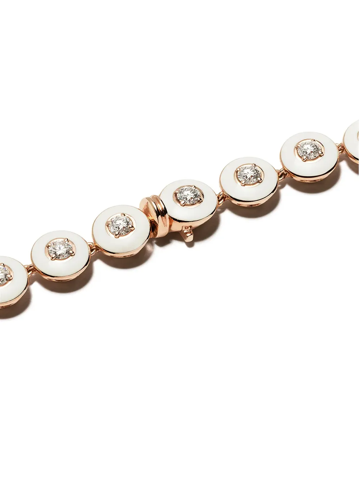 Selim Mouzannar ミナ ブレスレット 18K ローズゴールド ダイヤモンド - 画像4