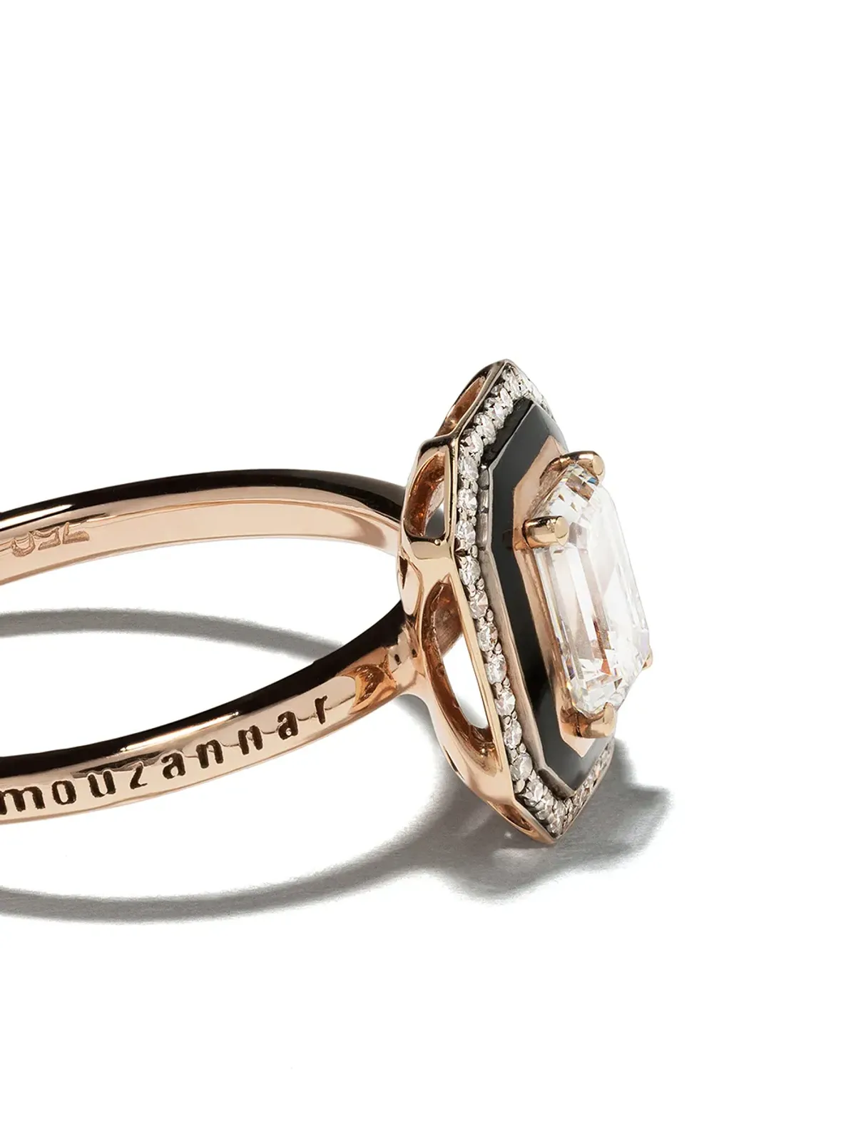Selim Mouzannar ミナリング 18K ローズゴールド ダイヤモンド - 画像3