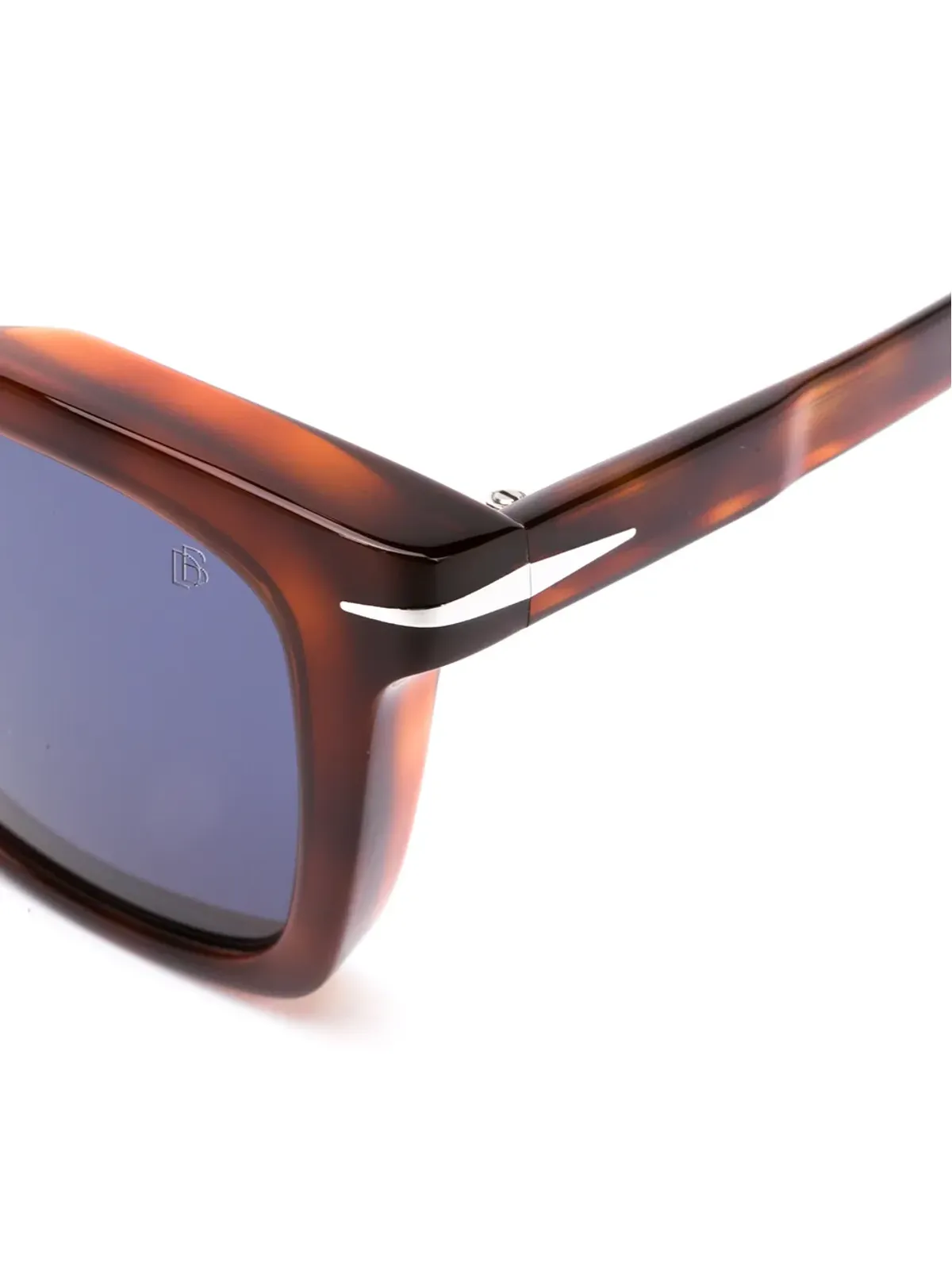 Eyewear by David Beckham 長方形フレームサングラス - ブラウン - 画像3