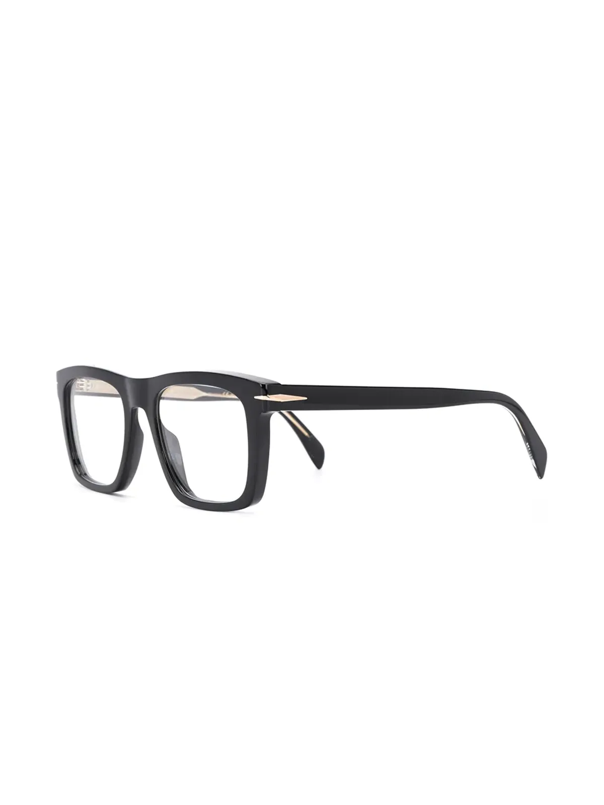 Eyewear by David Beckham rectangle frame glasses - Black - 画像2