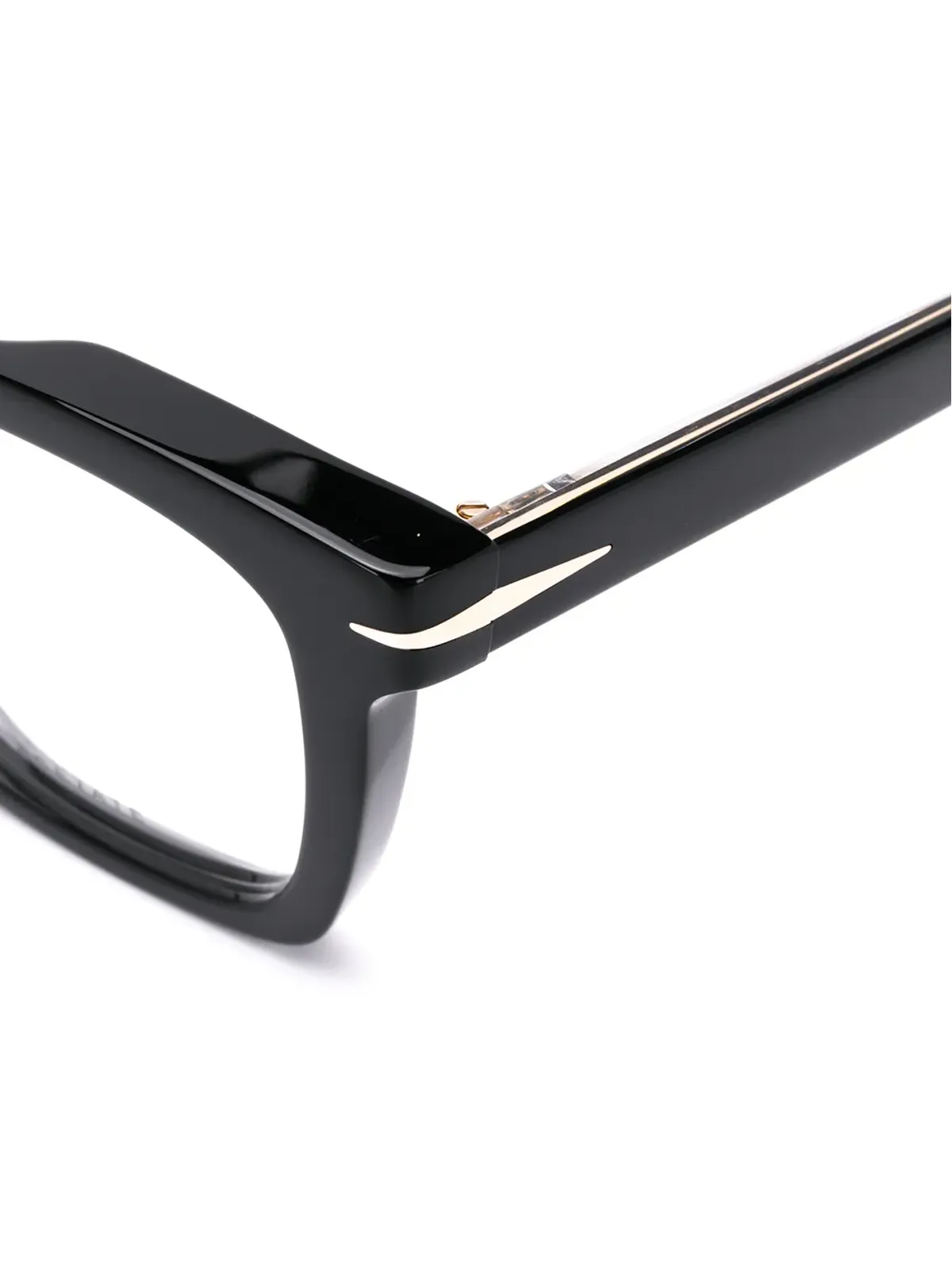 Eyewear by David Beckham rectangle frame glasses - Black - 画像3