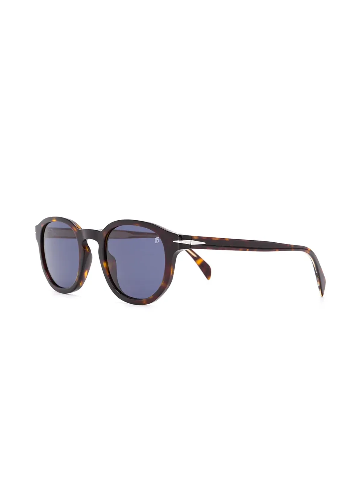 Eyewear by David Beckham レクタンギュラーフレームべっ甲柄サングラス - 画像2