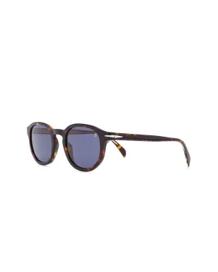 Eyewear by David Beckham レクタンギュラーフレームべっ甲柄サングラス - サムネイル2