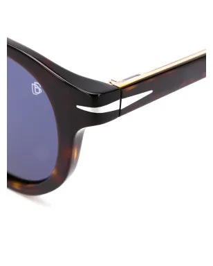 Eyewear by David Beckham レクタンギュラーフレームべっ甲柄サングラス - サムネイル3