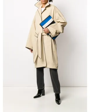Balenciaga コントラスト トリム トレンチコート - サムネイル2
