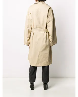 Balenciaga コントラスト トリム トレンチコート - サムネイル4