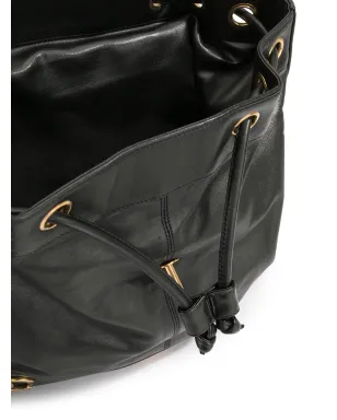 CHANEL ビンテージ 1992 Triple CC バックパック ブラック - サムネイル5
