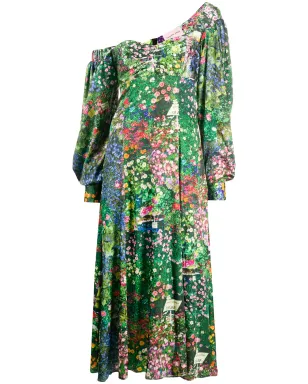 Natasha Zinko 花柄プリント アシンメトリードレス - サムネイル1