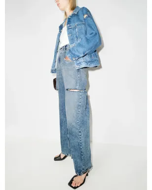 Maison Margiela ハイウエスト テーパードジーンズ - サムネイル5
