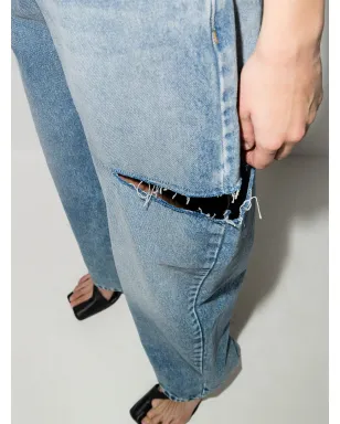 Maison Margiela ハイウエスト テーパードジーンズ - サムネイル4