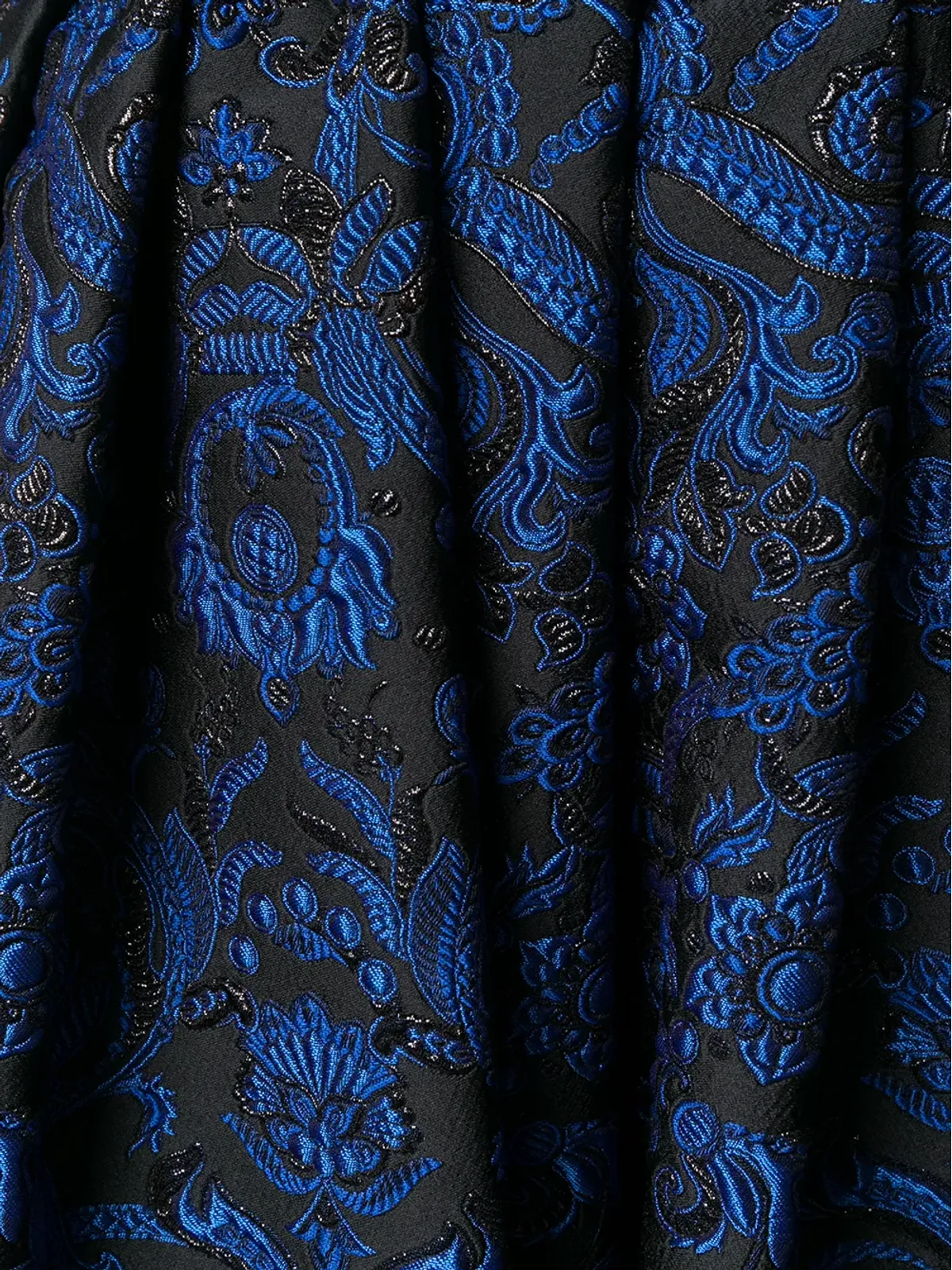 Comme Des Garçons プリーツ花柄刺繍スカート - 画像5