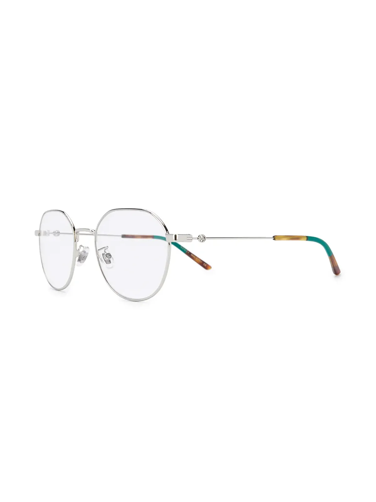 Gucci Eyewear GG0684O ソフト丸形フレーム眼鏡 - 画像2